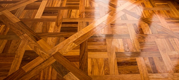 Piso Versailles Cumaru instalado no Salão Nobre do Palácio Iguaçu